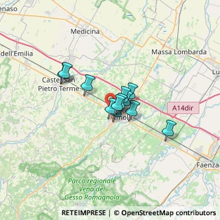 Mappa Via Gherardi, 40026 Imola BO, Italia (4.04333)
