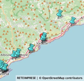 Mappa 17019 Varazze SV, Italia (6.7285)