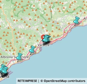 Mappa 17019 Varazze SV, Italia (6.3315)