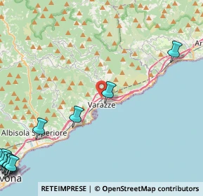 Mappa 17019 Varazze SV, Italia (8.09357)