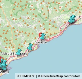 Mappa 17019 Varazze SV, Italia (8.2455)