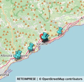 Mappa 17019 Varazze SV, Italia (2.50833)