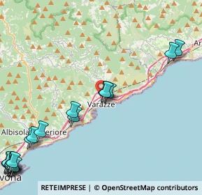 Mappa 17019 Varazze SV, Italia (6.7695)