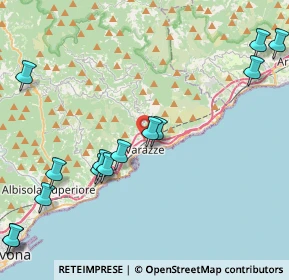 Mappa 17019 Varazze SV, Italia (5.39714)