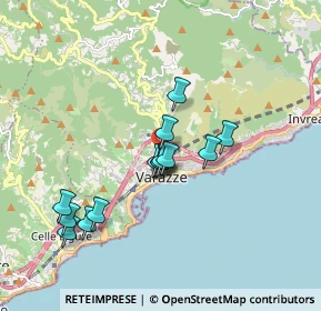 Mappa 17019 Varazze SV, Italia (1.54786)