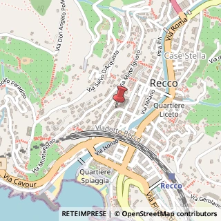 Mappa Via Milite Ignoto, 41, 16036 Recco, Genova (Liguria)