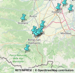 Mappa Via Limone P., 12100 Cuneo CN, Italia (15.6475)