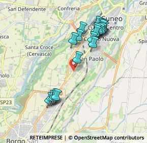 Mappa Via Limone P., 12100 Cuneo CN, Italia (1.9535)