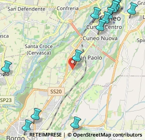 Mappa Via Limone P., 12100 Cuneo CN, Italia (3.23538)