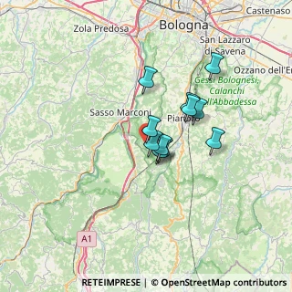 Mappa Via Badolo, 40037 Sasso Marconi BO, Italia (4.65636)