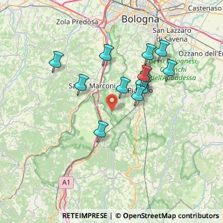 Mappa Via Badolo, 40037 Sasso Marconi BO, Italia (6.58692)