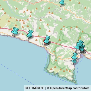 Mappa Via XX Settembre, 16036 Recco GE, Italia (5.00938)