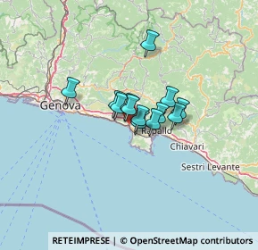 Mappa Via XX Settembre, 16036 Recco GE, Italia (7.11923)