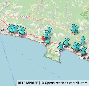 Mappa Via XX Settembre, 16036 Recco GE, Italia (9.497)