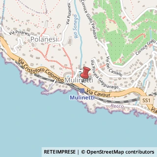 Mappa Via Mulinetti, 13, 16036 Recco, Genova (Liguria)