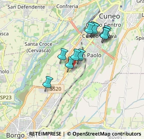 Mappa Via Colle di Tenda, 12100 Cuneo CN, Italia (1.48091)