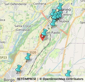 Mappa Via Colle di Tenda, 12100 Cuneo CN, Italia (2.40182)