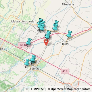 Mappa Via Pasolini, 48018 Faenza RA, Italia (6.98467)