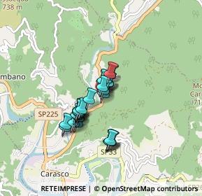 Mappa Via Terrarossa, 16042 Carasco GE, Italia (0.56071)