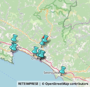 Mappa Via Terrarossa, 16042 Carasco GE, Italia (7.43364)