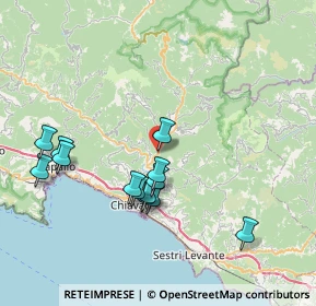 Mappa Via Terrarossa, 16042 Carasco GE, Italia (7.50231)