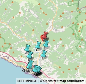 Mappa Via Terrarossa, 16042 Carasco GE, Italia (4.721)