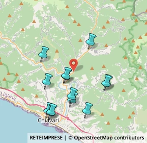 Mappa Via Terrarossa, 16042 Carasco GE, Italia (3.94231)