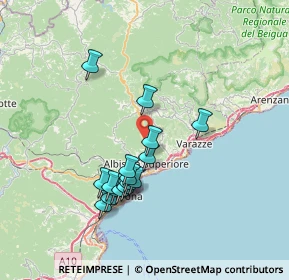 Mappa Località Vetriera, 17011 Albisola superiore SV, Italia (6.62438)