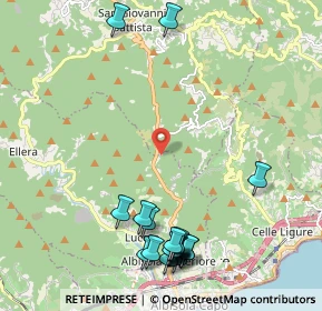 Mappa Località Vetriera, 17011 Albisola superiore SV, Italia (2.6915)