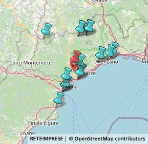 Mappa Località Vetriera, 17011 Albisola superiore SV, Italia (11.05667)