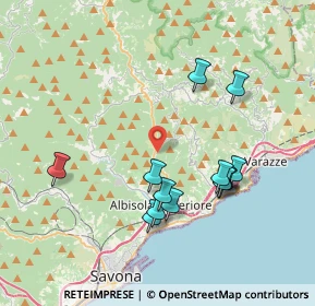 Mappa Località Vetriera, 17011 Albisola superiore SV, Italia (3.77692)