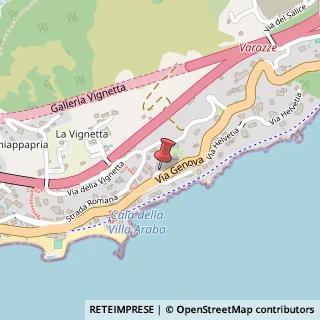 Mappa Via Genova, 58, 17019 Varazze, Savona (Liguria)