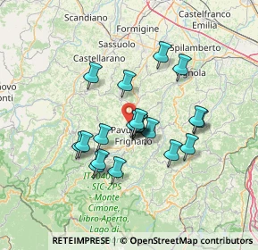 Mappa Via Bottegone, 41026 Pavullo nel Frignano MO, Italia (11.2395)