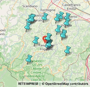 Mappa Via Bottegone, 41026 Pavullo nel Frignano MO, Italia (12.449)