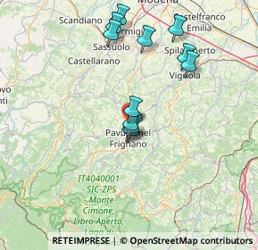 Mappa Via Giovanni Boccaccio, 41026 Pavullo nel Frignano MO, Italia (12.98417)