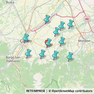 Mappa Via Borgo della Pieve, 12081 Beinette CN, Italia (6.75818)