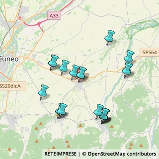 Mappa Via Borgo della Pieve, 12081 Beinette CN, Italia (4.104)