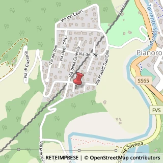Mappa Via Fratelli dall'Olio, 2, 40060 Pianoro, Bologna (Emilia Romagna)