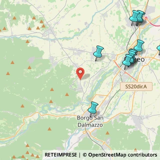 Mappa Vignolo, 12010 Cervasca CN, Italia (6.22583)