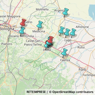 Mappa Via P. Bentivoglio, 40026 Imola BO, Italia (11.55692)