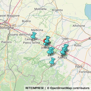 Mappa Via P. Bentivoglio, 40026 Imola BO, Italia (9.88636)