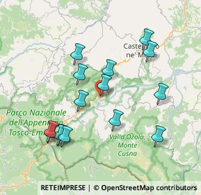Mappa Via Canevari, 42032 Busana RE, Italia (7.69333)
