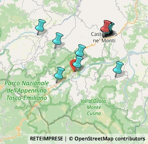Mappa Via Canevari, 42032 Busana RE, Italia (7.80308)
