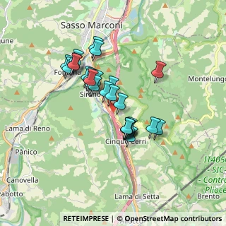 Mappa Via Setta, 40037 Sasso Marconi BO, Italia (1.42593)