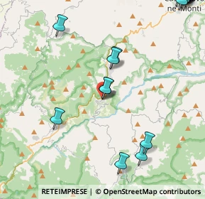 Mappa Via della Libertà, 42032 Busana RE, Italia (6.767)
