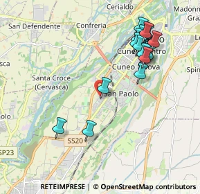 Mappa Via Vignolo, 12100 Cuneo CN, Italia (2.172)