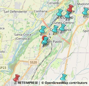 Mappa Via Vignolo, 12100 Cuneo CN, Italia (2.29091)