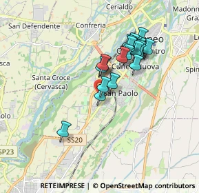 Mappa Via Vignolo, 12100 Cuneo CN, Italia (1.5225)