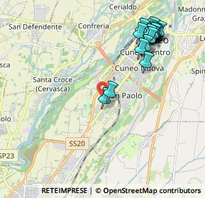 Mappa Via Vignolo, 12100 Cuneo CN, Italia (2.3685)
