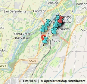 Mappa Via Vignolo, 12100 Cuneo CN, Italia (1.568)